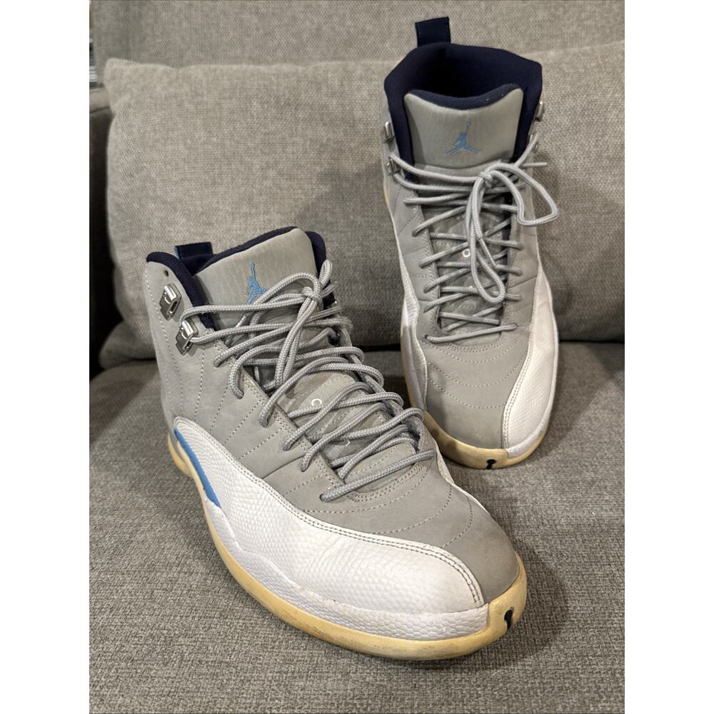 Nike Air Jordan Retro 12 Wolf Grey University Blue 2016 Size 11